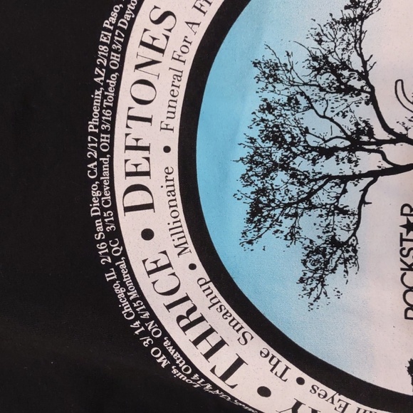 NEW NEVER USED TASTE OF CHAOS 2006 CONCERT TSHIRT SIZE M - Picture 5 of 10